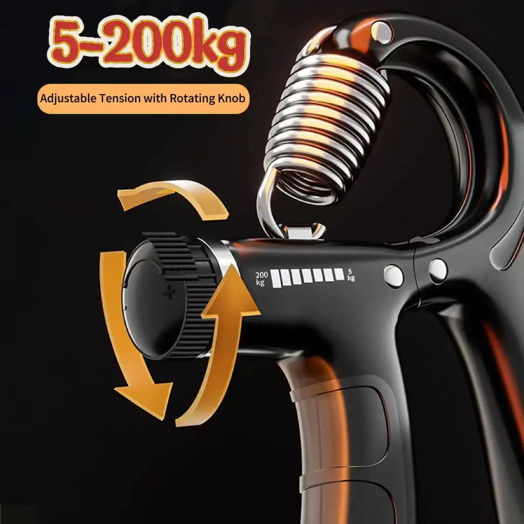 Adjustable Hand Gripper with Counter, 5-200KG