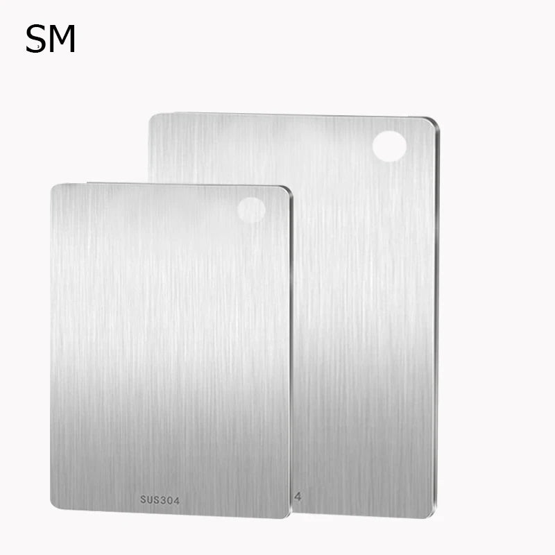 Double-Sided Stainless Steel & Titanium Cutting Board