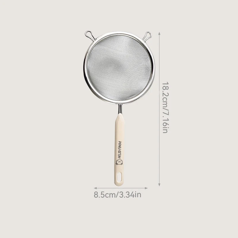 304 Stainless Steel Fine Mesh Strainer with Handle