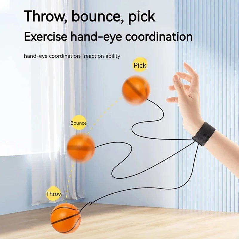 Elastic Rubber Hand Exercise Ball for Kids