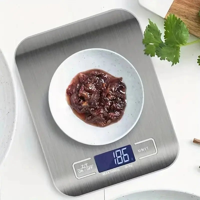Digital Kitchen Scale with LED Display, 10kg/1g