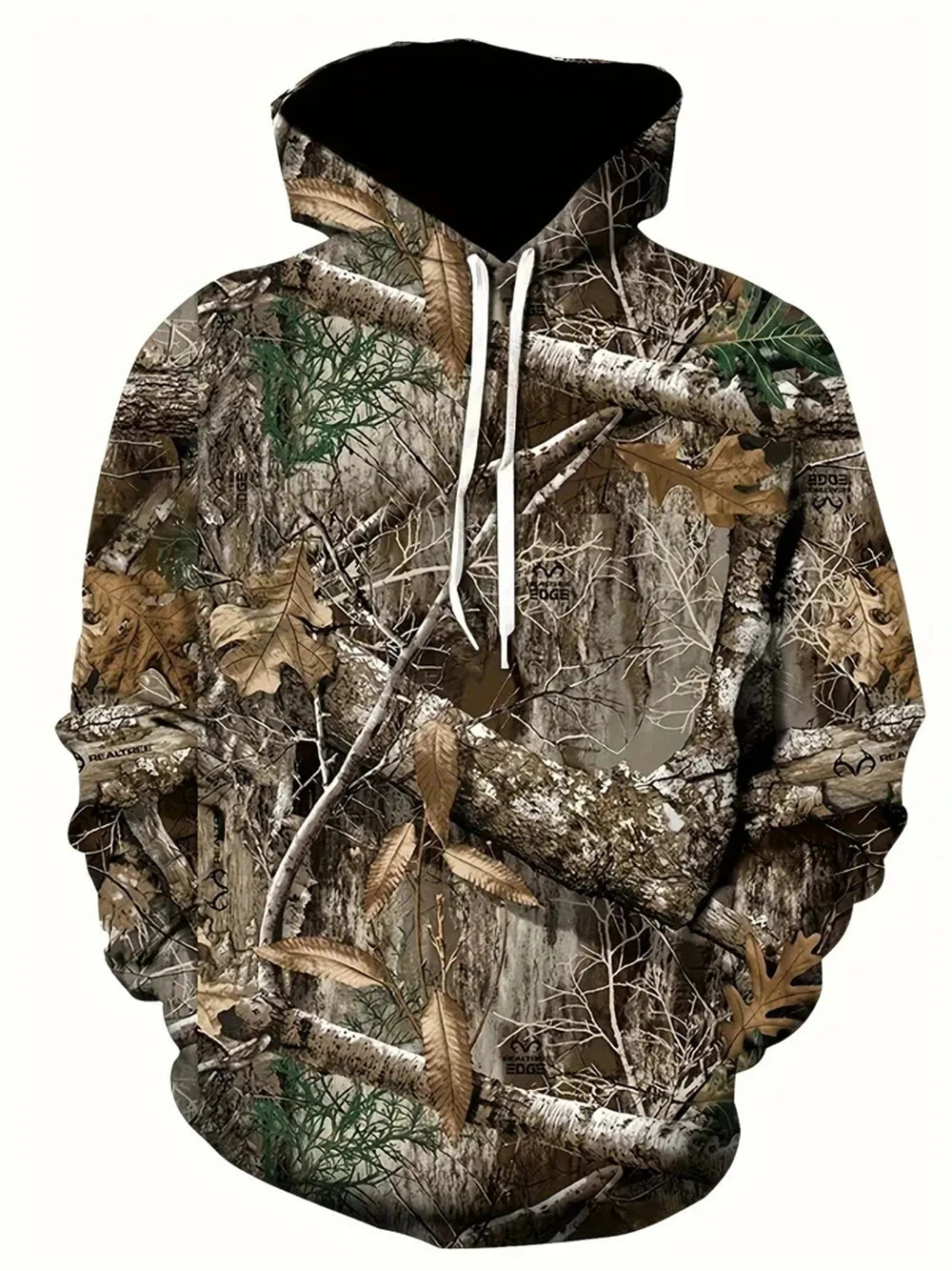 Unisex Camouflage 3D Print Hoodie - Autumn Leaves
