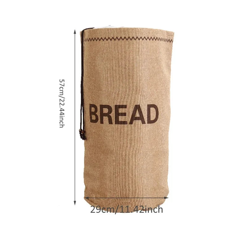 Sac de rangement en toile de jute pour cuisine : ail, oignons, pommes de terre, légumes, pain, sac à cordon, organisateur en tissu de jute pour pommes de terre
