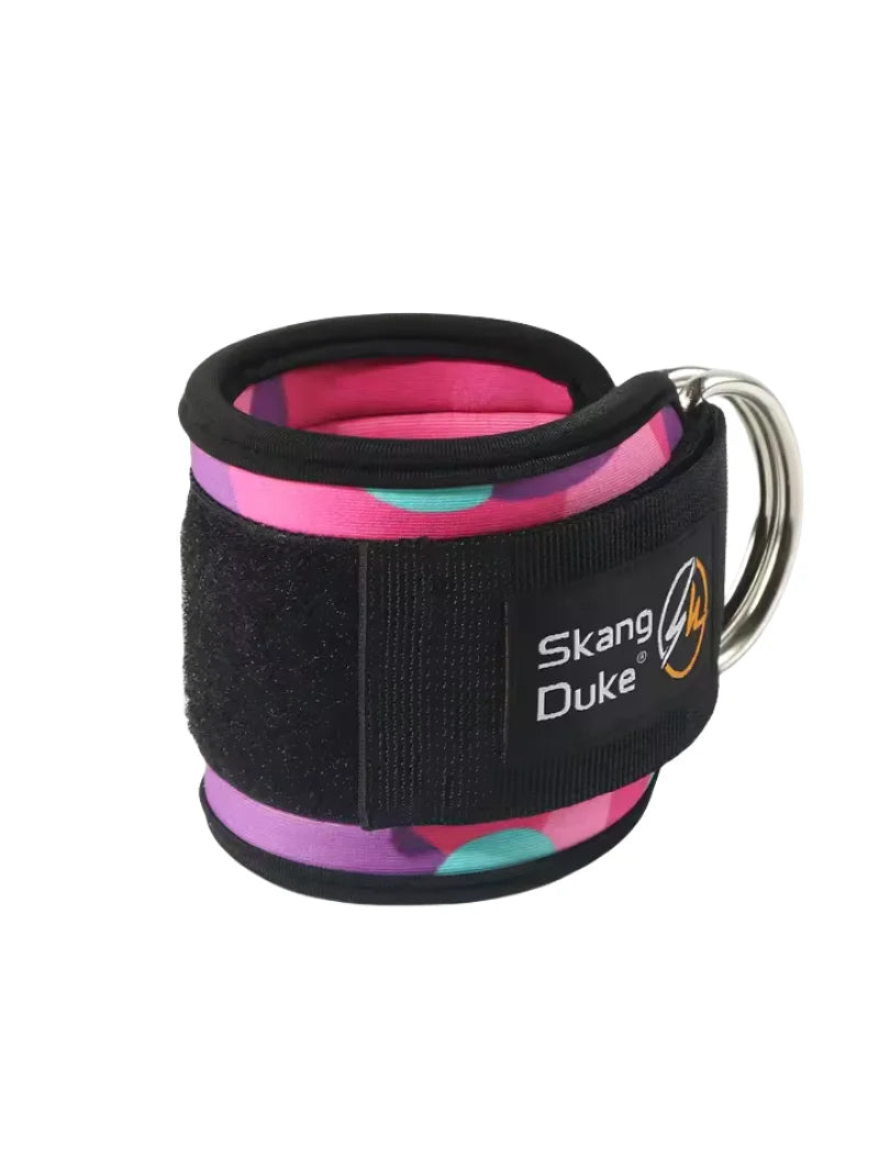 Adjustable D-Ring Ankle Straps for Cable Machines