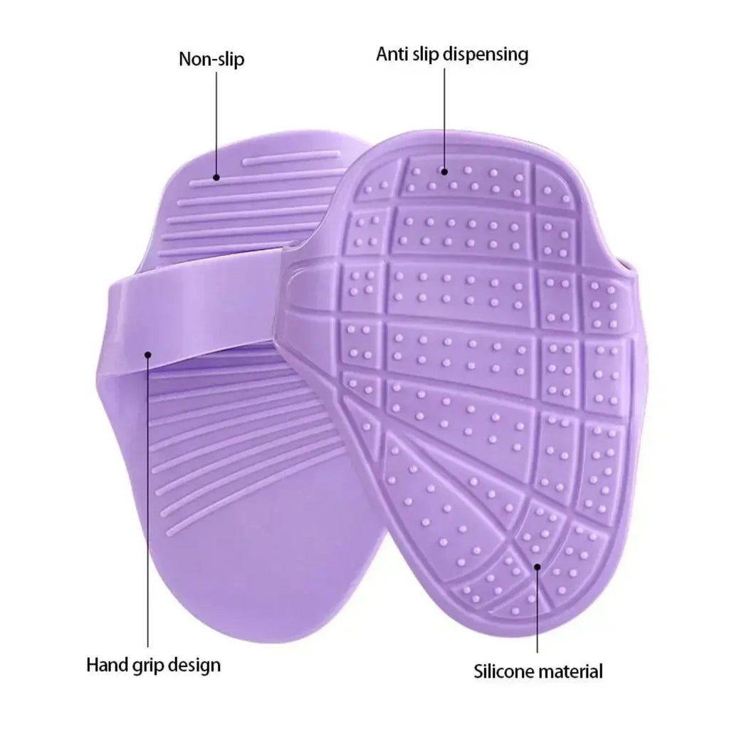 Silicone Weight Lifting Grip Pads Gloves Non-Slip Palm Protection