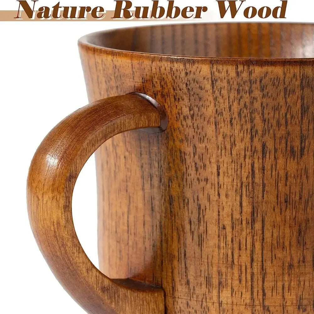 130ml Wooden Cup with Handle
