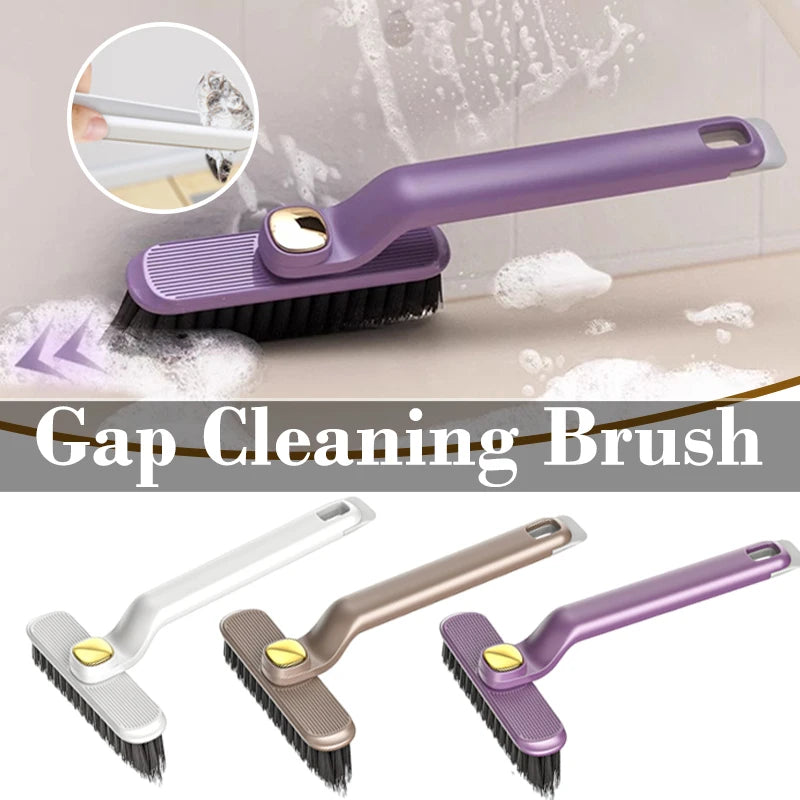 Brosse de nettoyage rotative en forme de V pour joints, brosse à main pour carrelage, salle de bain, cuisine, coins de toilettes, outils de nettoyage domestique