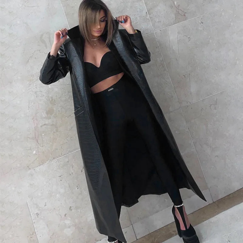 Women's Black High-Waisted Skinny Y2K Pants
