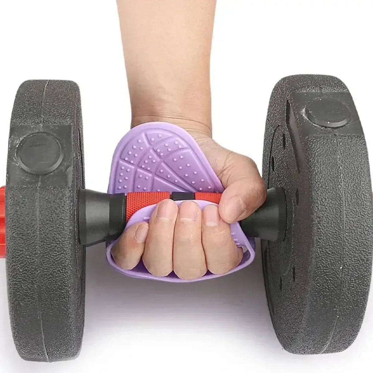 Nouvelle paire de coussinets de préhension en silicone pour musculation, gants de protection antidérapants pour paumes, poignées de musculation unisexes pour haltères et tractions