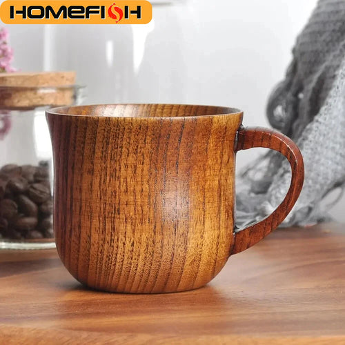 130ml Wooden Cup with Handle