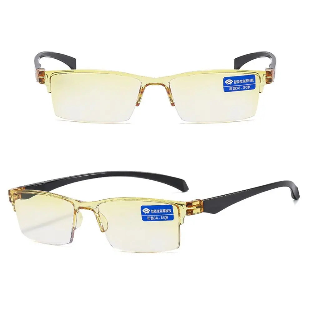Autofocus Power Anti-Blue Light Reading Glasses Anti Blue Ray Smart Hyperopia Glasses Eye Protection Near Far