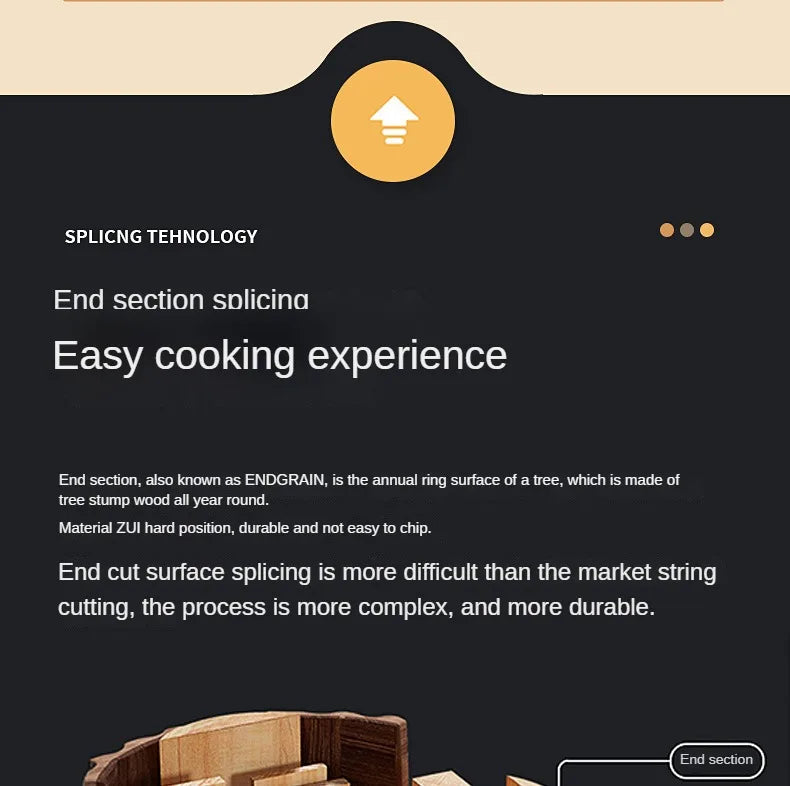 Double-Sided Acacia Wood Cutting Board
