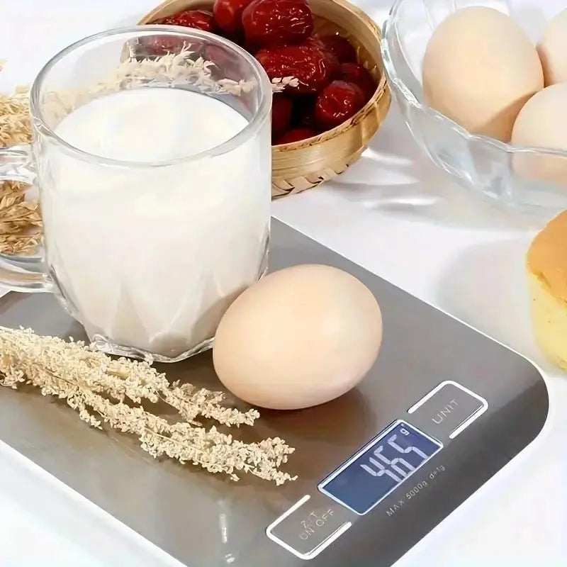 Digital Kitchen Scale with LED Display, 10kg/1g