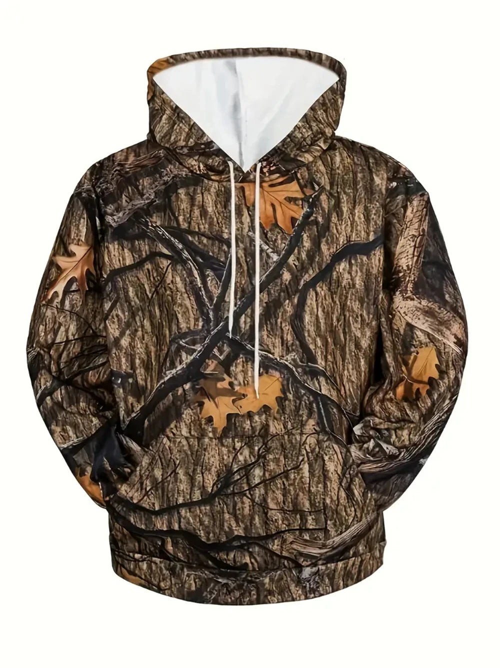 Unisex Camouflage 3D Print Hoodie - Autumn Leaves