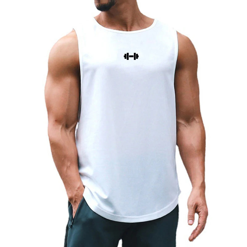 Men's Summer Gym Tank Top for Bodybuilding
