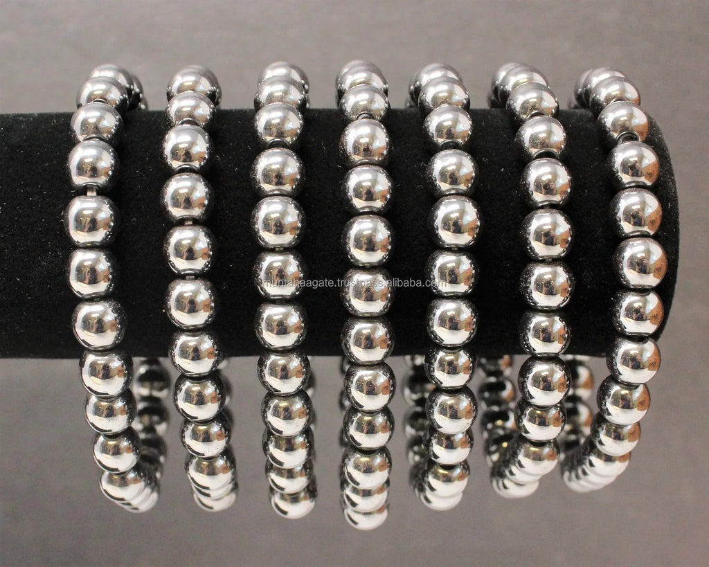 Crystal Jap Mala - 108 Beads, 8mm Polished