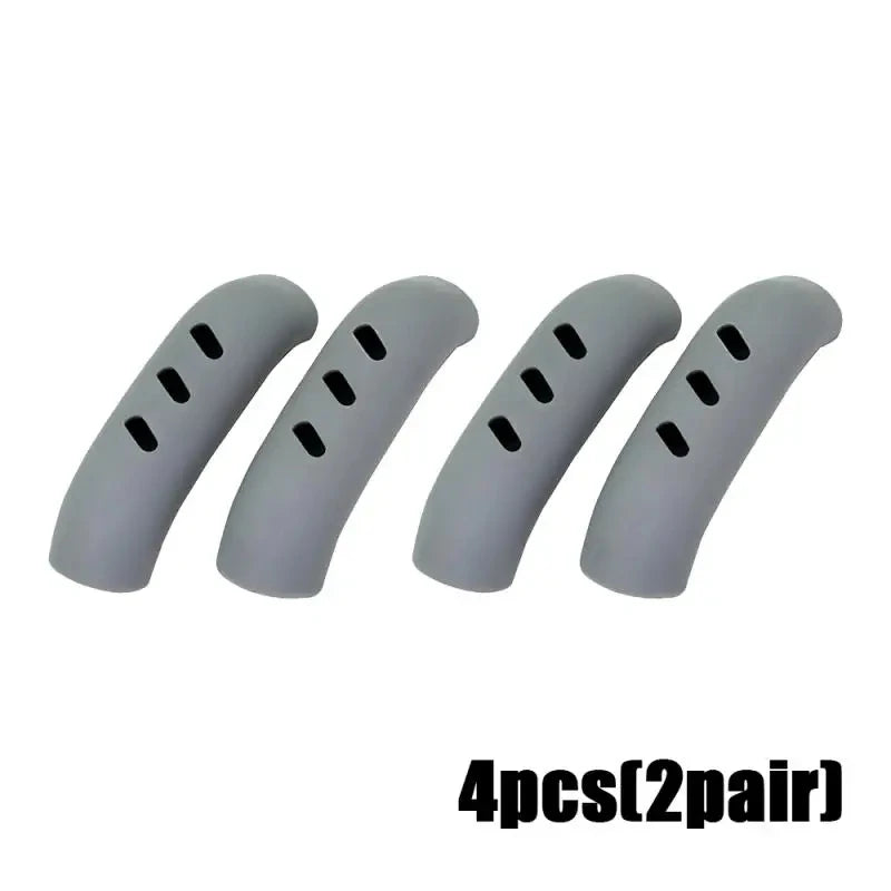 Lot de 2/8 maniques en silicone pour poêle, couvre-poignées isolants thermiques, clips d'oreilles de casserole, antidérapants, accessoires de cuisine pour cuiseur vapeur et faitout