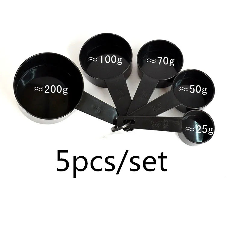 Lot de 5/10 ustensiles de mesure, cuillères à mesurer de cuisine, cuillère à café, pelle à sucre, cuillères de cuisine pour pâtisserie, farine, tasses à mesurer