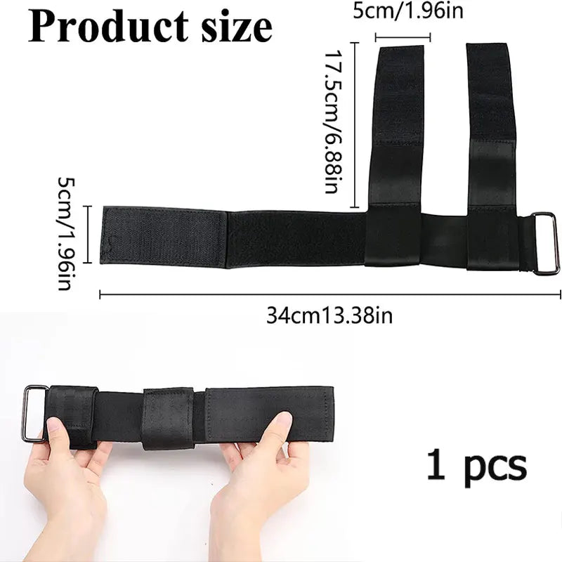 Sangle pour extension de jambes Tib Bar, appareil d'entraînement du tibial, cale de squat, soulagement des périostites pour l'entraînement et la musculation