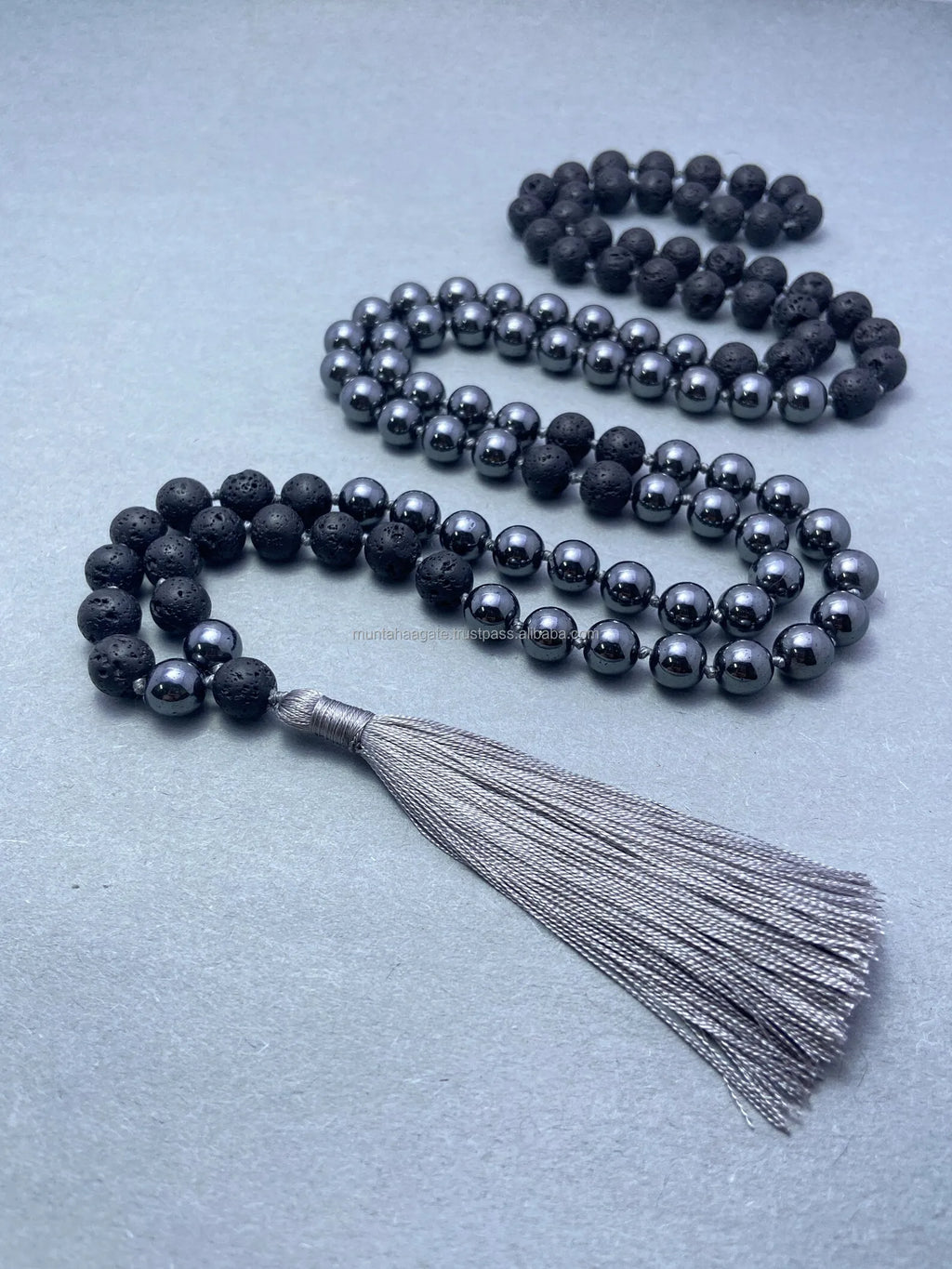 Wholesale Polished Black Obsidian Jap Mala 8mm Crystal Stones Yoga Meditation Feng Shui Buddhism Reiki Love Mascot-108 Beads