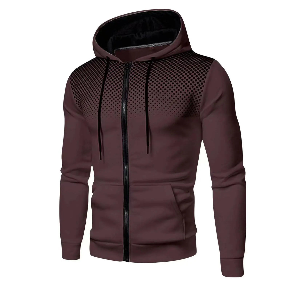 Men's Solid Color Fleece Sweater & Pants Set