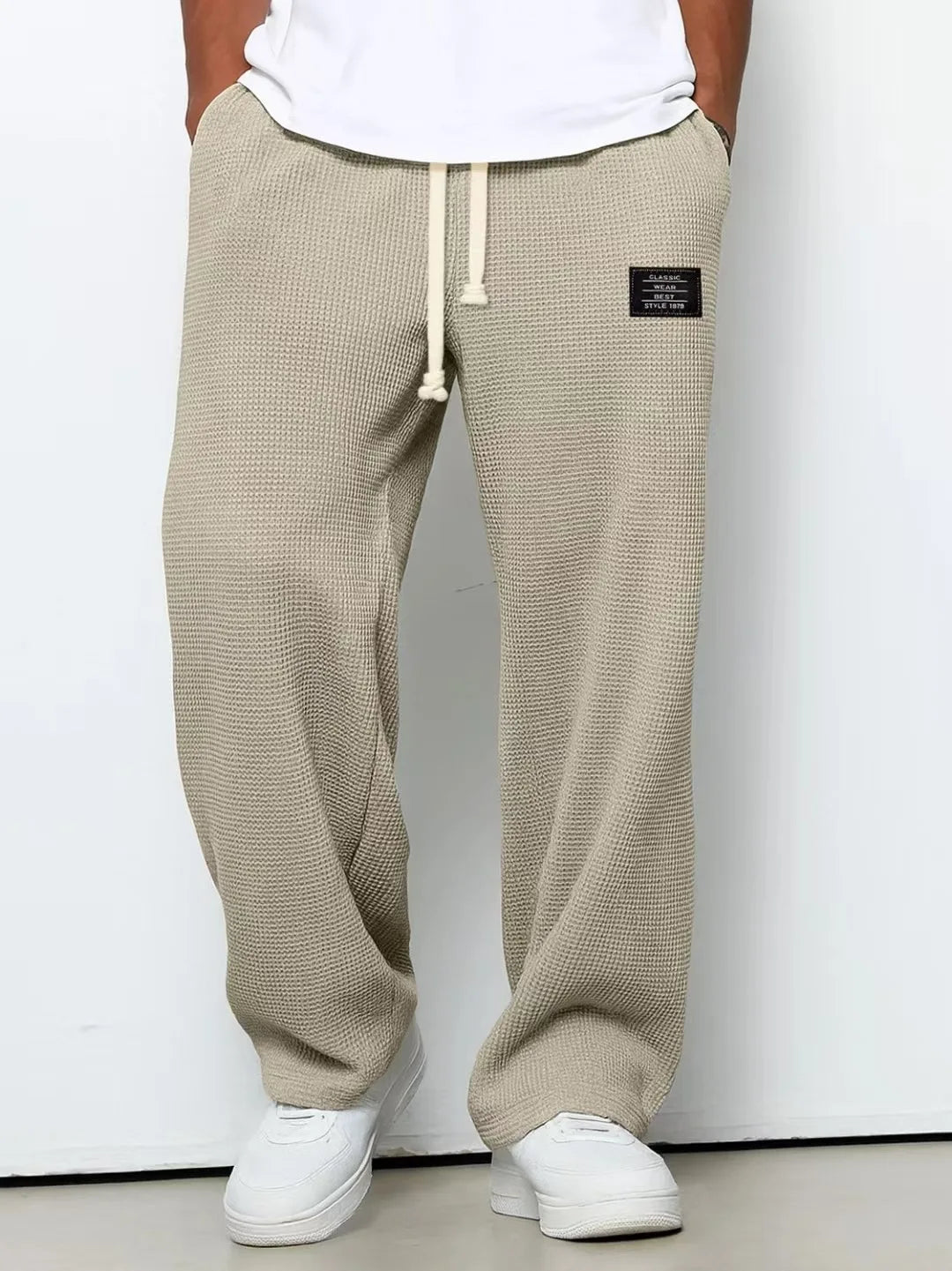 Men's Loose-Fit Stretchy Straight-Leg Sweatpants