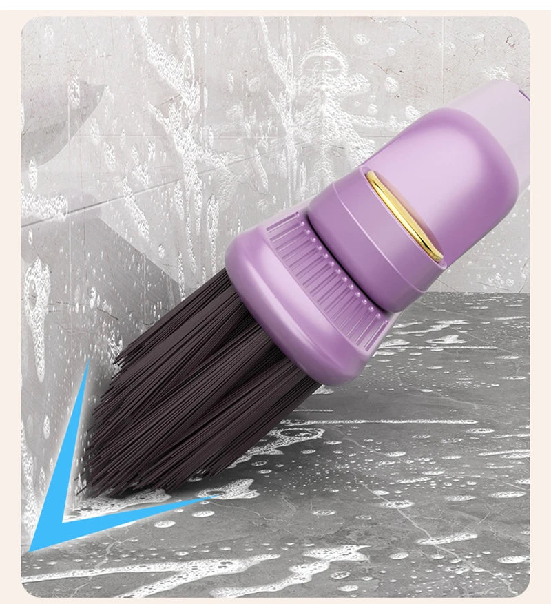 Rotatable V-Shape Crevice Cleaning Brush Handheld Tile Floor