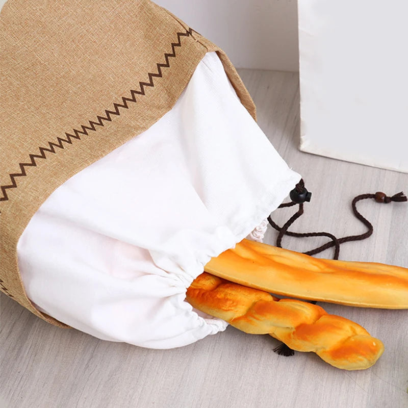 Sac de rangement en toile de jute pour cuisine : ail, oignons, pommes de terre, légumes, pain, sac à cordon, organisateur en tissu de jute pour pommes de terre
