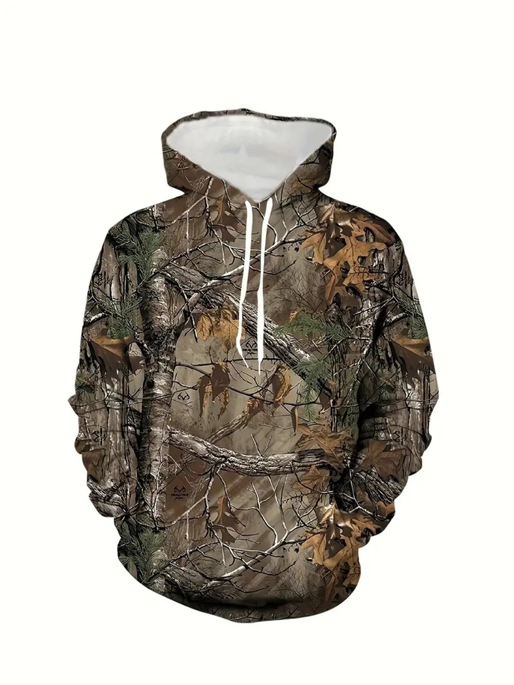 Unisex Camouflage 3D Print Hoodie - Autumn Leaves