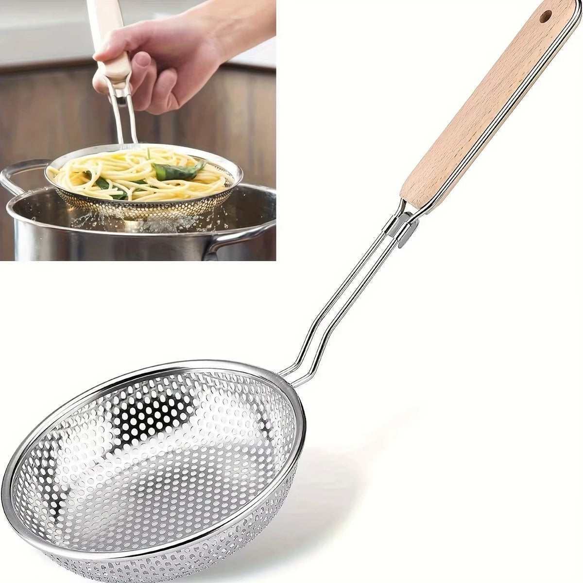 Nouvelle louche de service en acier inoxydable pour restaurant, usage public, filtre à soupe et riz, ustensile de cuisine, grande taille, couleur argentée, ensemble
