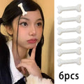 White Bone Hair Clip Cute Cartoon Bobby Pin Y2K Fashion Hair Volume Clip Small Hairpins Barrettes Creative Hair Accessories 2026