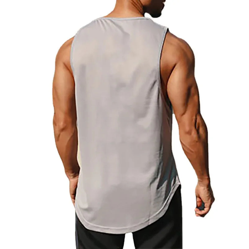 Men's Summer Gym Tank Top for Bodybuilding