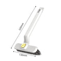 Rotatable V-Shape Crevice Cleaning Brush Handheld Tile Floor