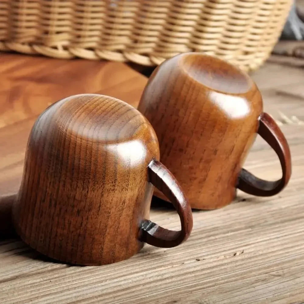 130ml Wooden Cup with Handle