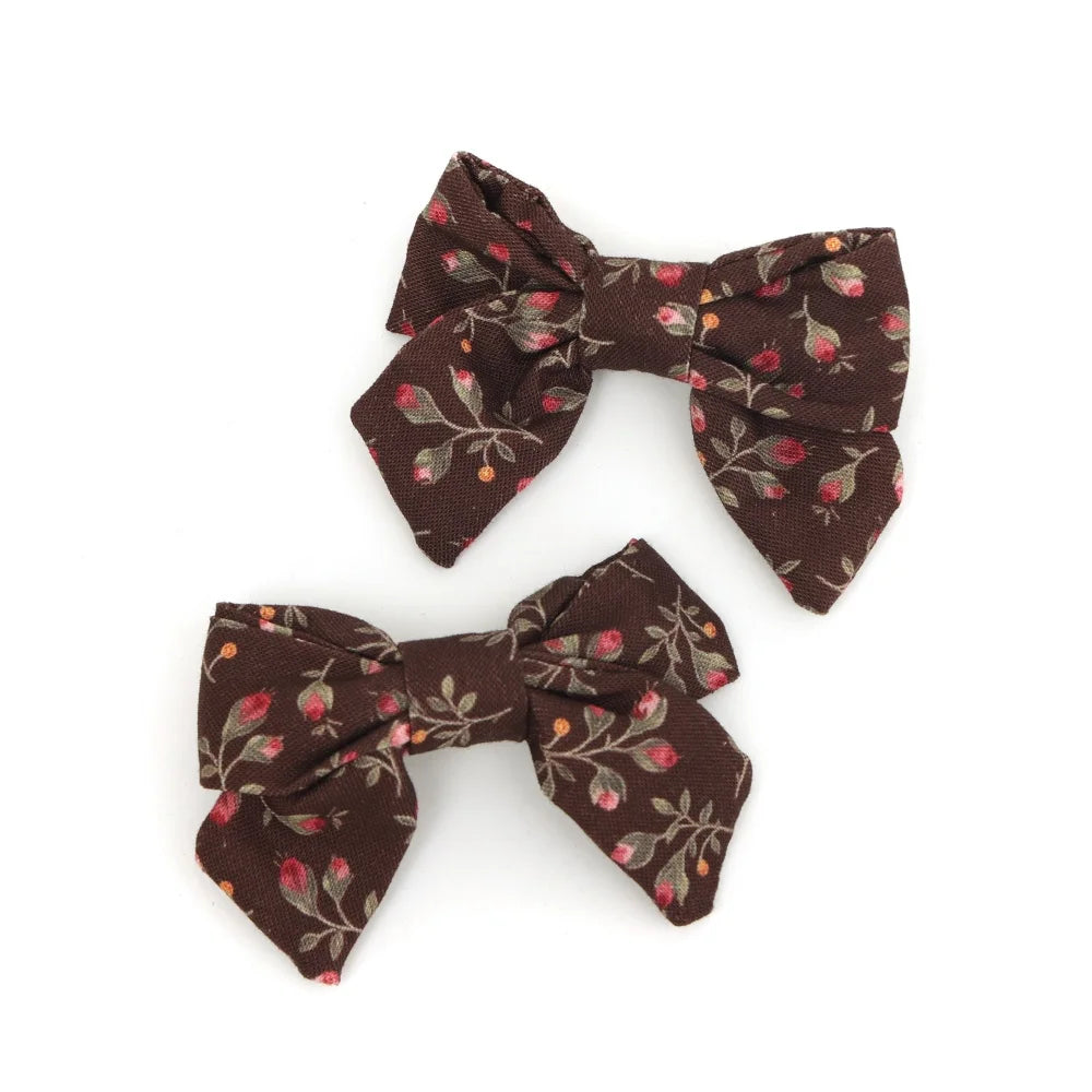 Hair Bows Cute Hairpins Girls duckbilled Hair Clips Barrettes Clip bow Headwear Fashion Colorful hair accessories