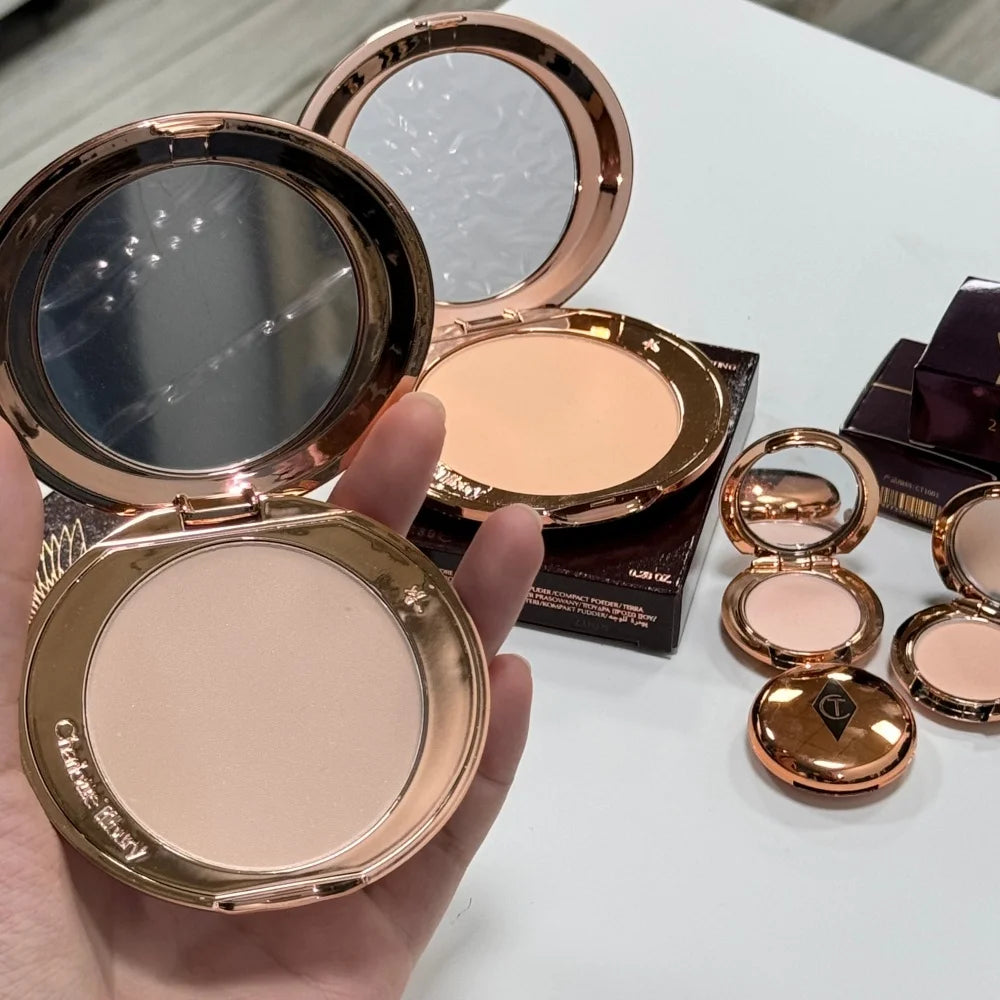 Charlotte Tilbury Liquid Foundation Cushion Foundation Setting Spray Pressed Powder Concealer Natural Hydrating Flawless Makeup