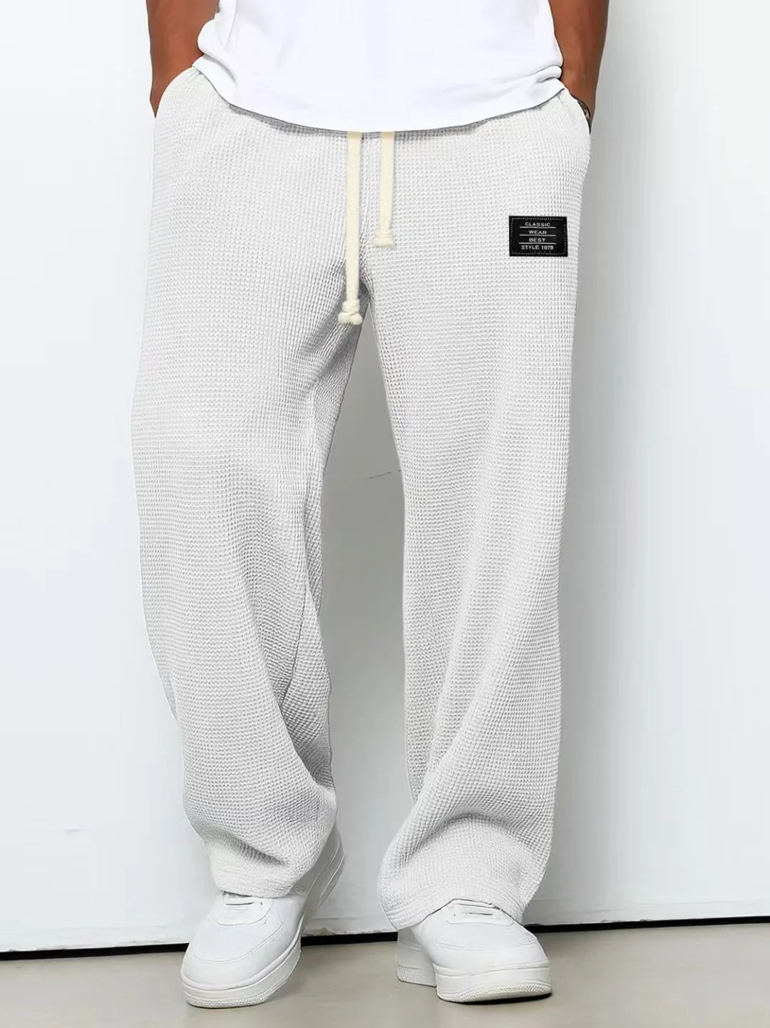 Men's Loose-Fit Stretchy Straight-Leg Sweatpants
