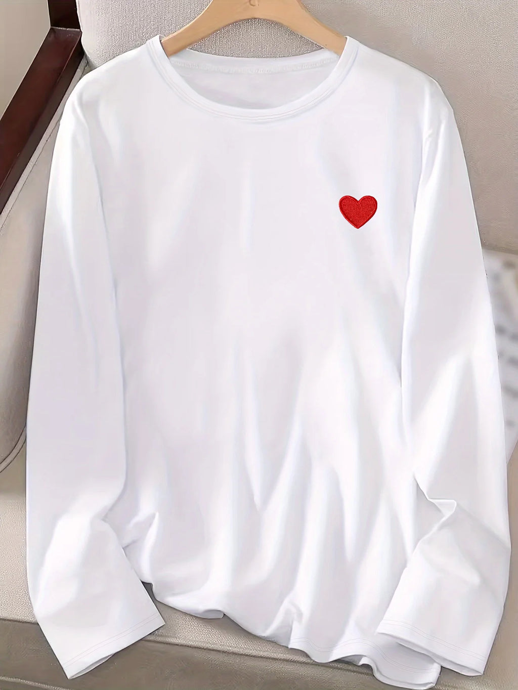 Women's Cotton Long-Sleeve Print T-Shirt