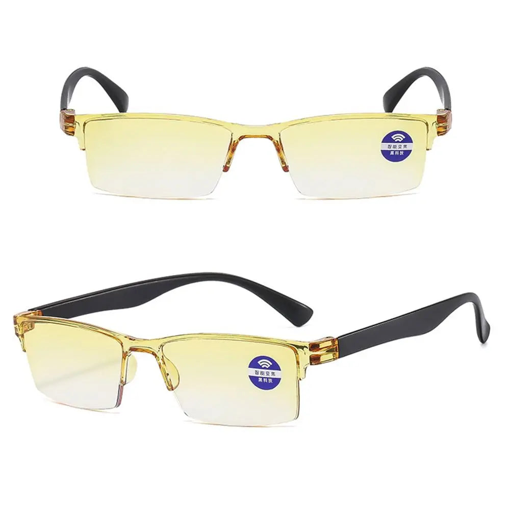 Autofocus Power Anti-Blue Light Reading Glasses Anti Blue Ray Smart Hyperopia Glasses Eye Protection Near Far