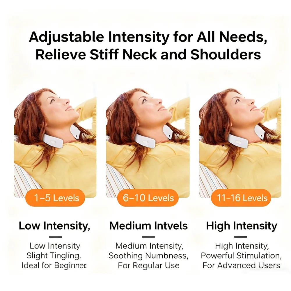 F2 Rechargeable Neck Massager with Vibration