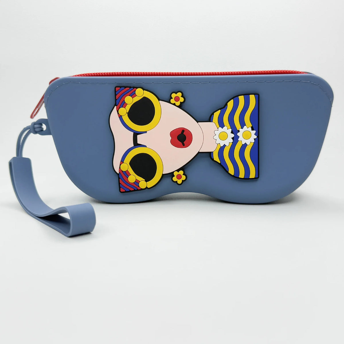 Reading Glasses Case Portable Eyewear Pouch Sunglasses Holder Decorative Silicone Eyeglasses Bag For Daily Outdoor Travel