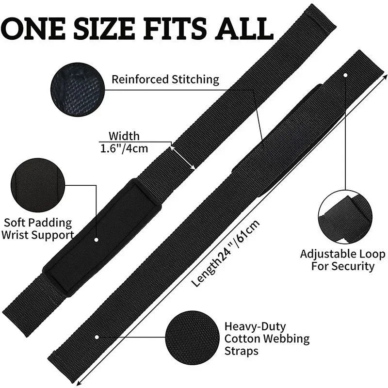 Weightlifting Straps Lifting Wrist Anti-Slip Gym Strength Training