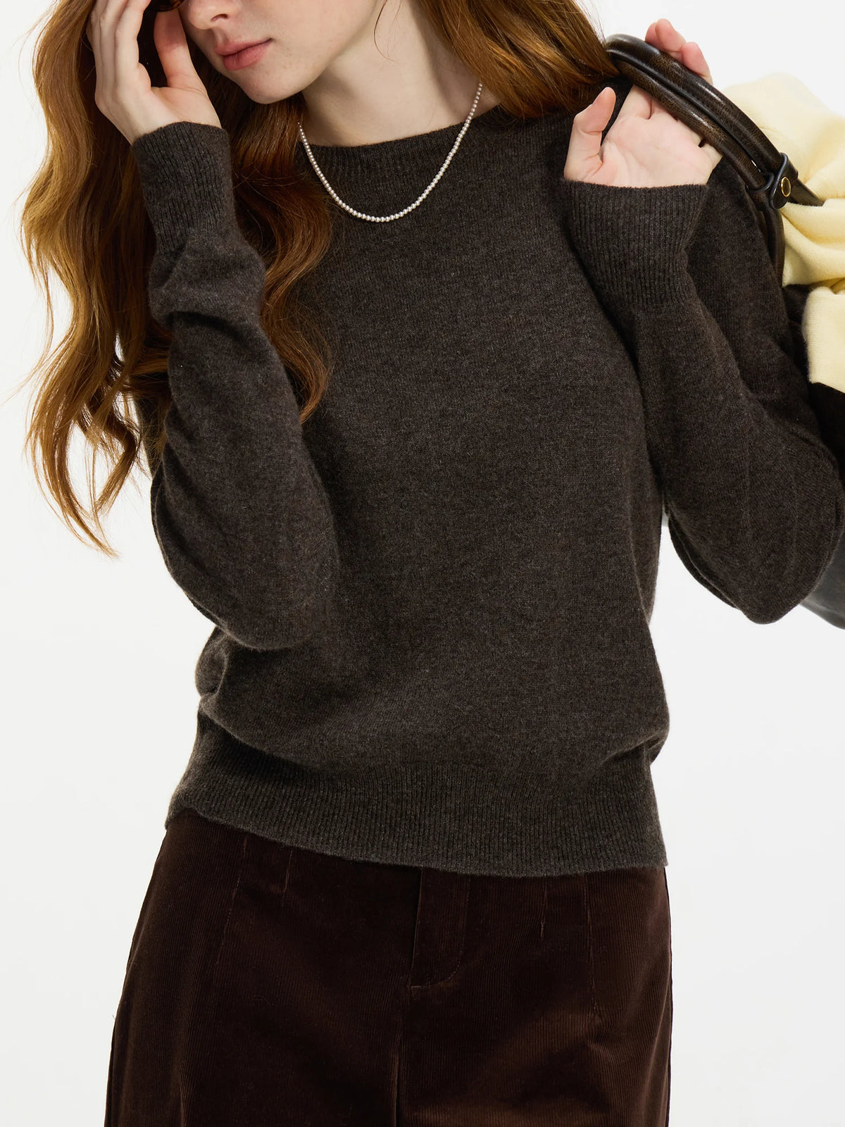 FSLE Women's 100% Wool Seamless Knit Sweater