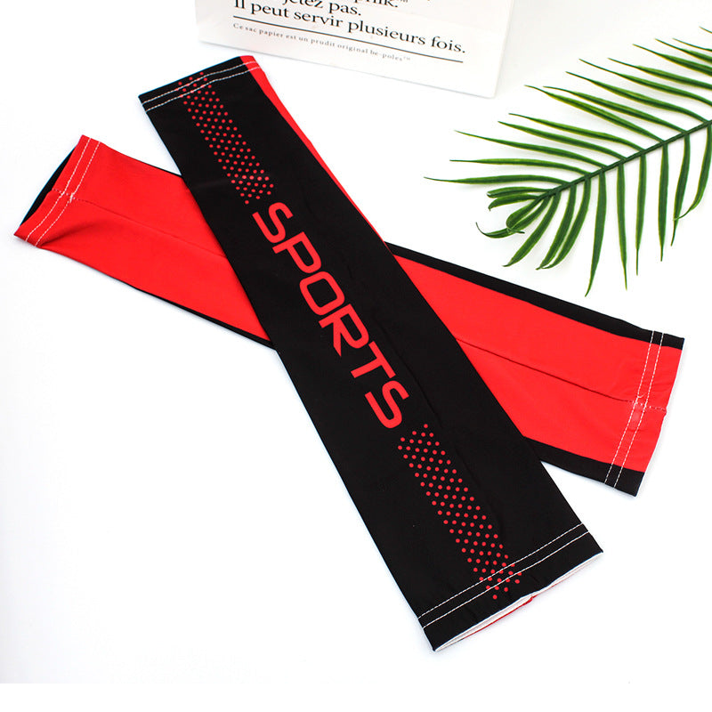 Men's UV Protection Ice Silk Arm Sleeves for Summer