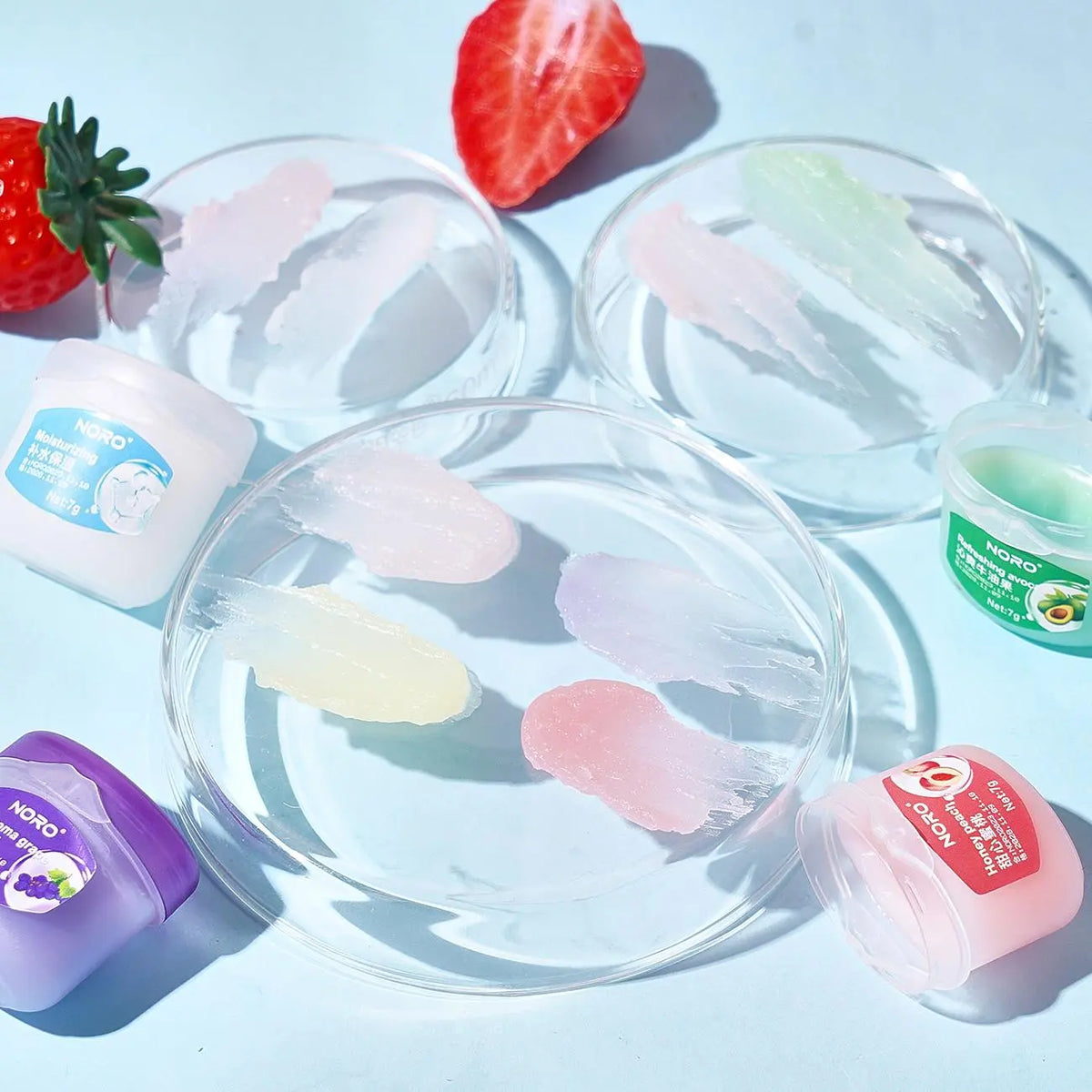 Hydrating and Moisturizing Lip Mask Set for Men and Women, Comfort and Non-Irritating Lip Mask, Various Flavors