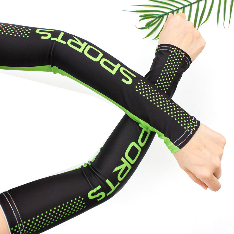 Men's UV Protection Ice Silk Arm Sleeves for Summer