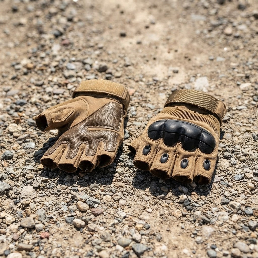 Tactical Fingerless Riding Gloves