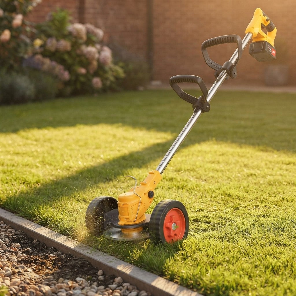 Cordless Electric Lawn Mower Grass Trimmer