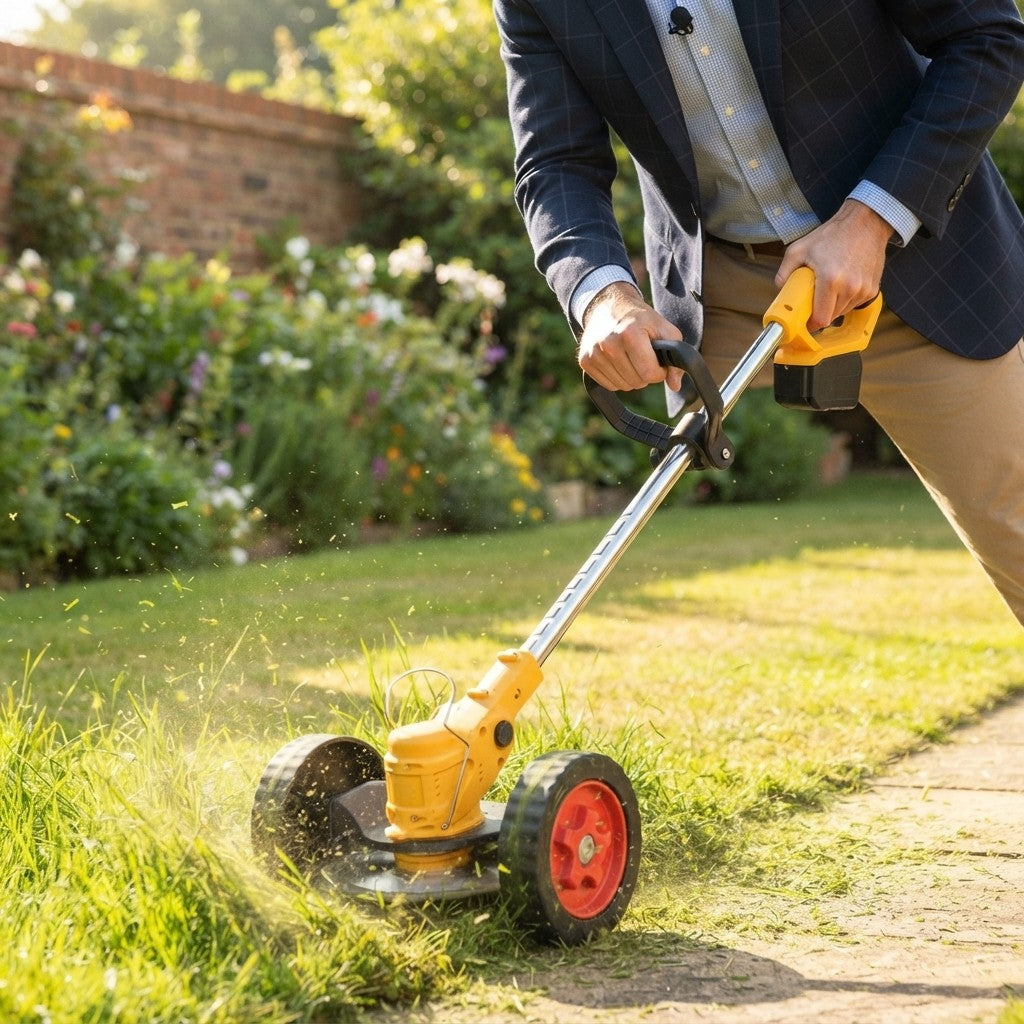 Cordless Electric Lawn Mower Grass Trimmer