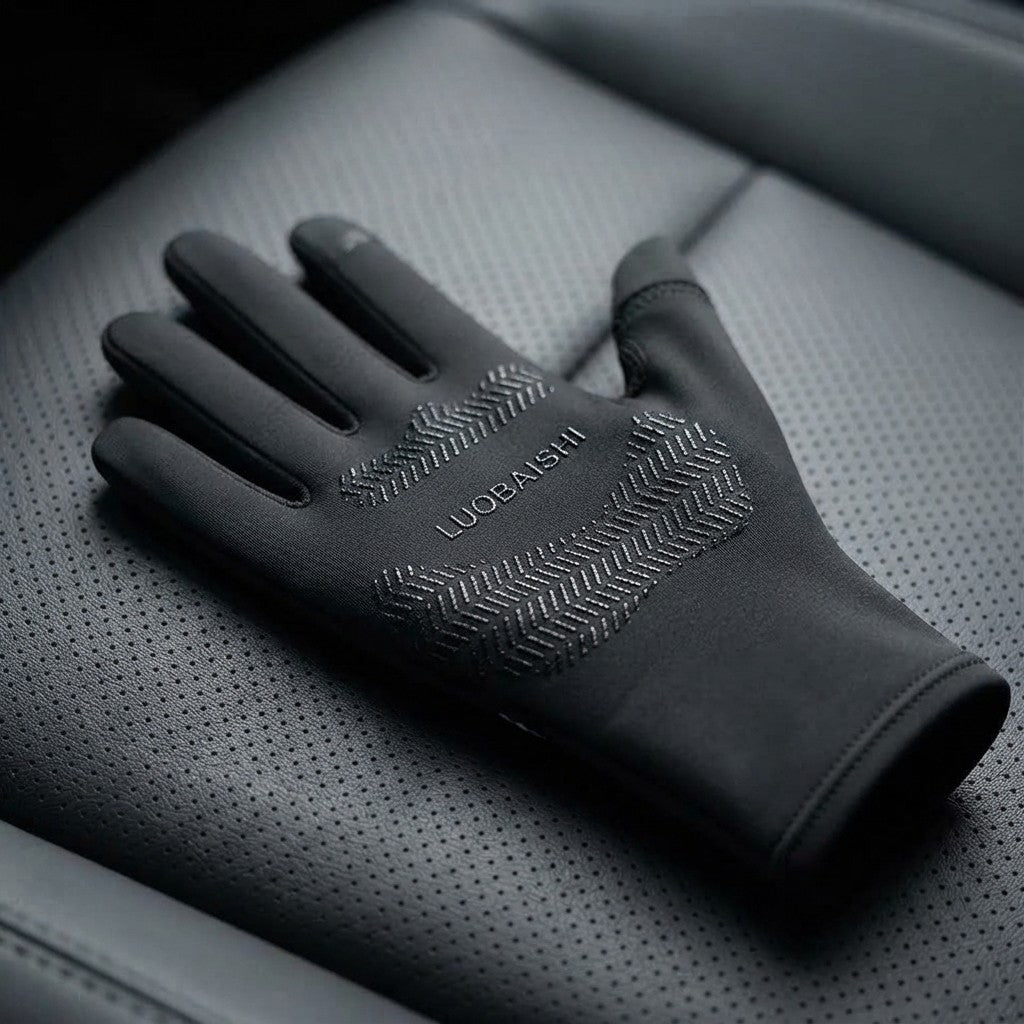Gants de cyclisme en soie glacée